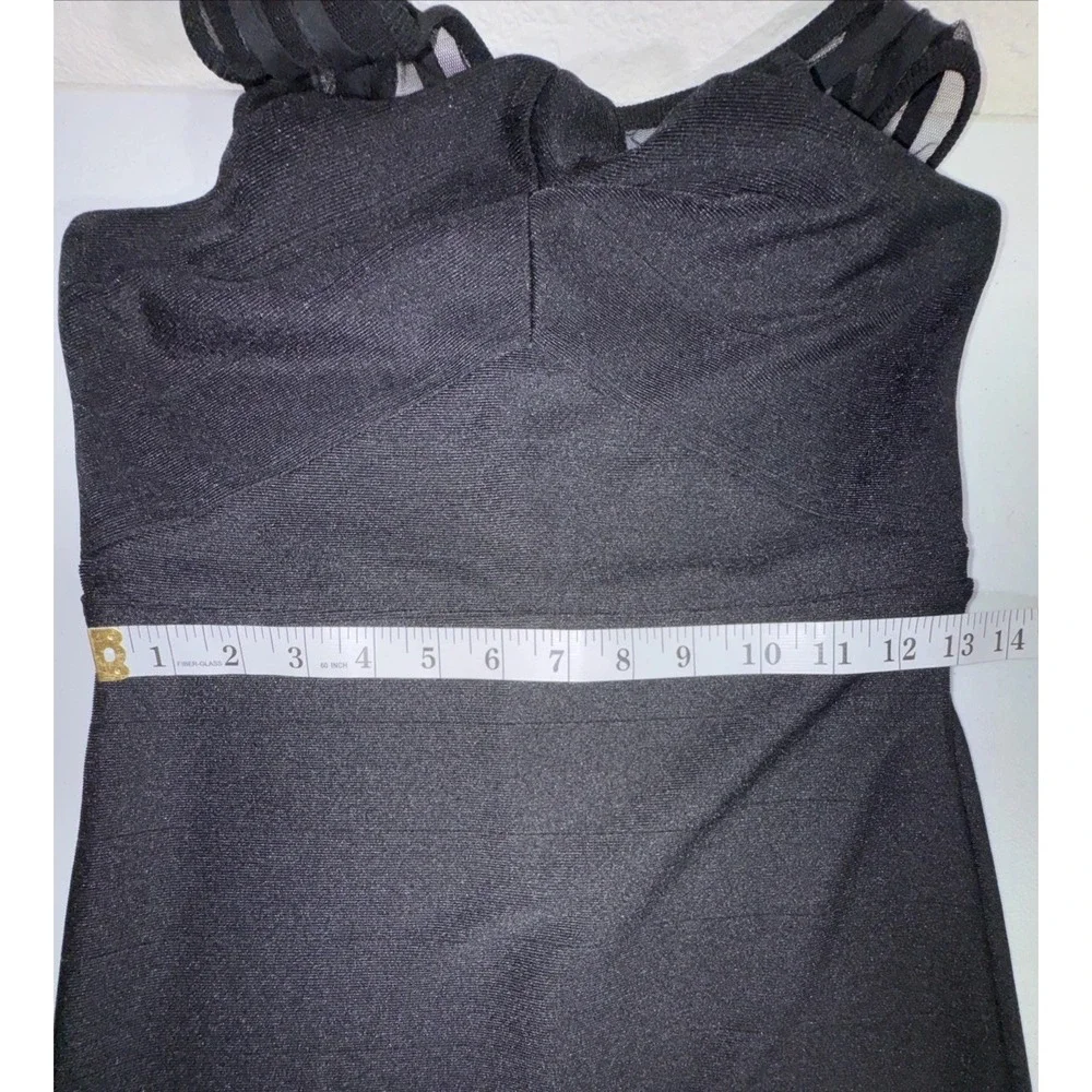 Nickie Lew Girls Black Dress Size 12 Bandage Party Dance Formal Cocktail